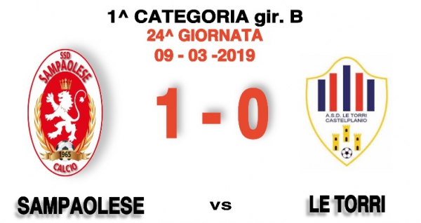 SAMPAOLESE-LE TORRI 1-0