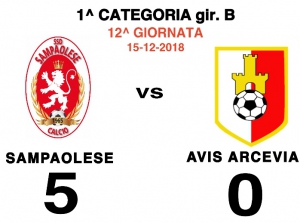 SAMPAOLESE - ARCEVIA 5 - 0