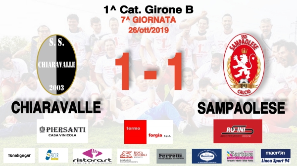 CHIARAVALLE - SAMPAOLESE 1-1