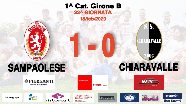 SAMPAOLESE - CHIARAVALLE 1-0