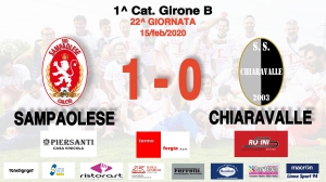 SAMPAOLESE - CHIARAVALLE 1-0