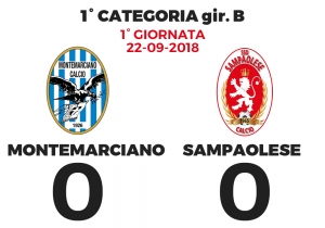 MONTEMARCIANO - SAMPAOLESE 0-0
