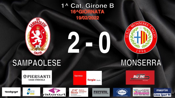 SAMPAOLESE - MONSERRA  2-0