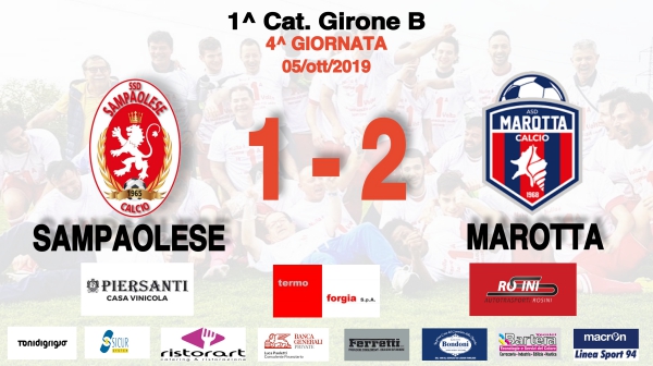 SAMPAOLESE - MAROTTA 1-2