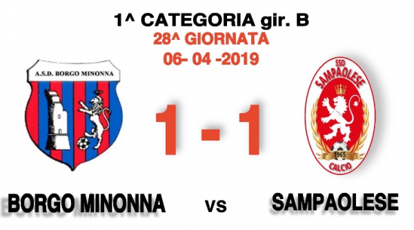 B.MINONNA - SAMPAOLESE 1-1