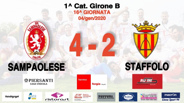 SAMPAOLESE - STAFFOLO 4-2