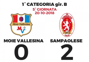 MOIE VALLESINA - SAMPAOLESE 0-2