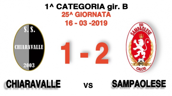 CHIARAVALLE - SAMPAOLESE 1-2