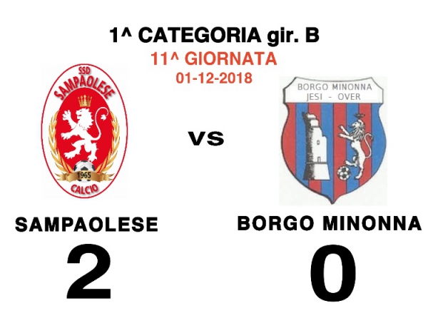 SAMPAOLESE - B. MINONNA 2-0
