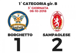 BORGHETTO - SAMPAOLESE 1-2